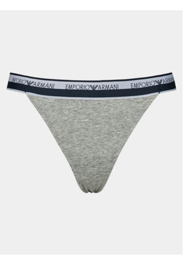 Emporio Armani Underwear Komplet 2 par stringów 164522 4R227 00948 Szary. Kolor: szary. Materiał: bawełna