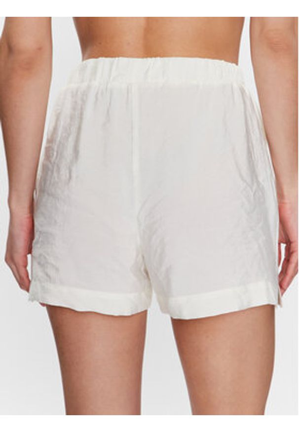 Rage Age Szorty materiałowe Tulum Écru Regular Fit. Materiał: materiał