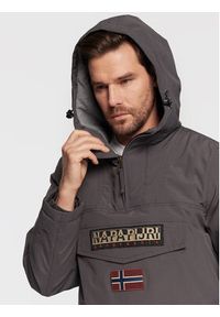 Napapijri Kurtka anorak Rainforest Winter 3 NP0A4GMC Szary Regular Fit. Kolor: szary. Materiał: syntetyk #4