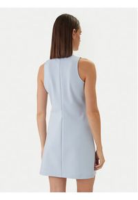 Calvin Klein Jeans Sukienka codzienna Interlock Mock LV047F260G Niebieski Slim Fit. Okazja: na co dzień. Kolor: niebieski. Materiał: syntetyk. Typ sukienki: proste. Styl: casual #4