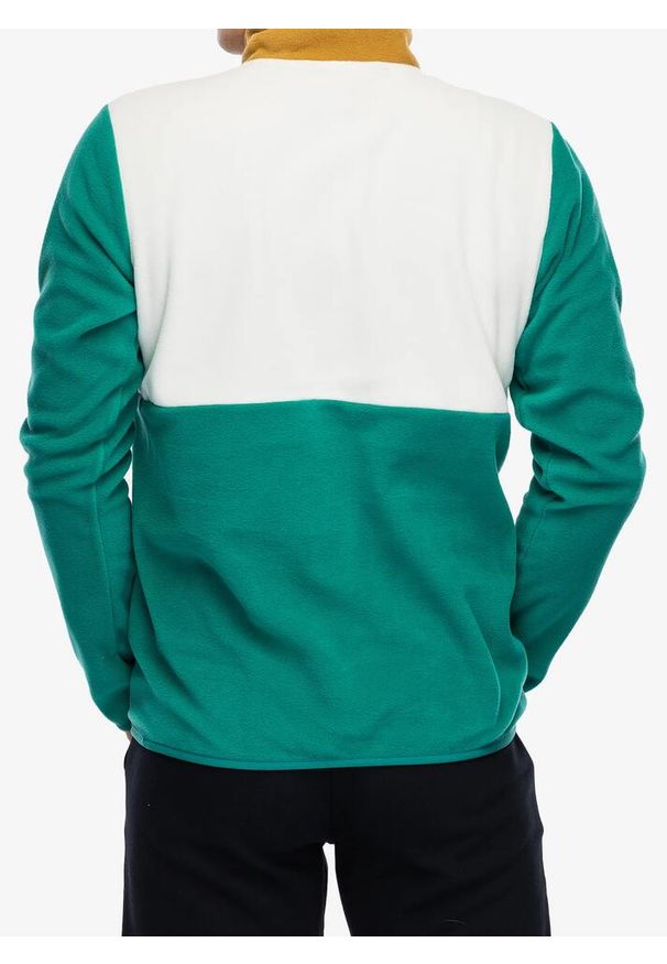 Bluza polarowa męska Helly Hansen Daybreaker Snap Pullover. Kolor: zielony. Materiał: polar