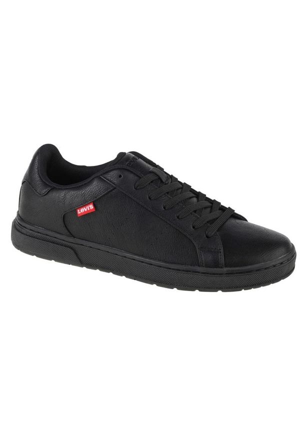 Levi's® - Levis Buty Levi's Sneakers Piper M 234234-661-559 czarne. Okazja: na co dzień. Zapięcie: sznurówki. Kolor: czarny. Materiał: syntetyk, skóra, guma