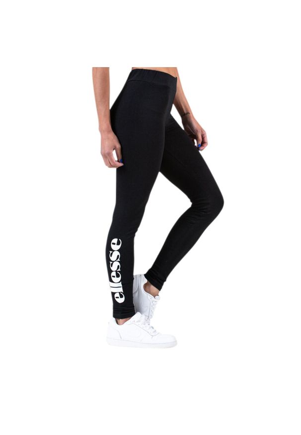 Legginsy sportowe damskie Ellesse Solos. Kolor: szary. Materiał: bawełna, elastan