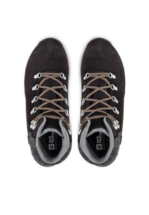 Jack Wolfskin Trekkingi Thunder Bay Texapore Mid M 4053651 Szary. Kolor: szary. Materiał: nubuk, skóra. Sport: turystyka piesza