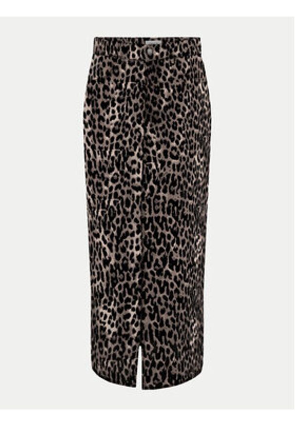 only - ONLY Spódnica maxi 15343258 Czarny Regular Fit. Kolor: czarny. Materiał: bawełna
