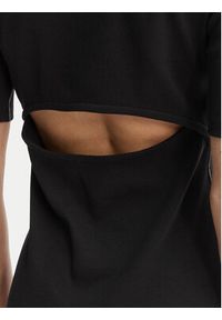 Calvin Klein Jeans Sukienka codzienna LV047F224G Czarny Slim Fit. Okazja: na co dzień. Kolor: czarny. Materiał: bawełna. Typ sukienki: proste. Styl: casual #4