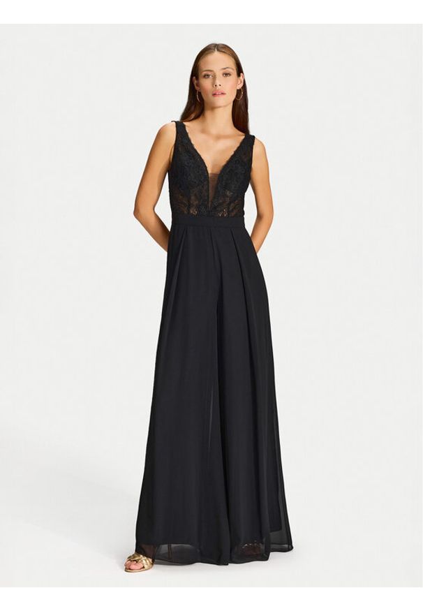 Hey Kyla Kombinezon 3AJ001HK Czarny Regular Fit. Kolor: czarny. Materiał: syntetyk