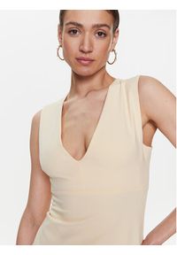 Marciano Guess Sukienka koktajlowa 3GGK21 9860Z Écru Bodycon Fit. Materiał: syntetyk. Typ sukienki: bodycon. Styl: wizytowy #4
