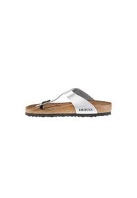 Japonki damskie Birkenstock Gizeh. Kolor: szary. Materiał: materiał