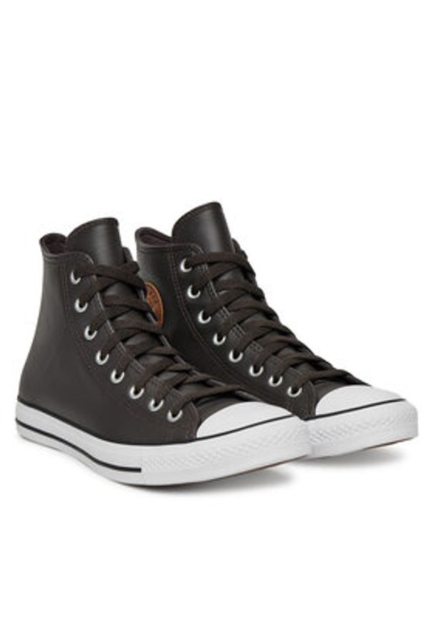 Converse Trampki Chuck Taylor All Star Leather A10553C Brązowy. Kolor: brązowy. Materiał: skóra
