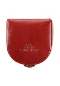 Wittchen - Damski portfel skórzany w kształcie podkowy czerwony. Kolor: czerwony. Materiał: skóra #1