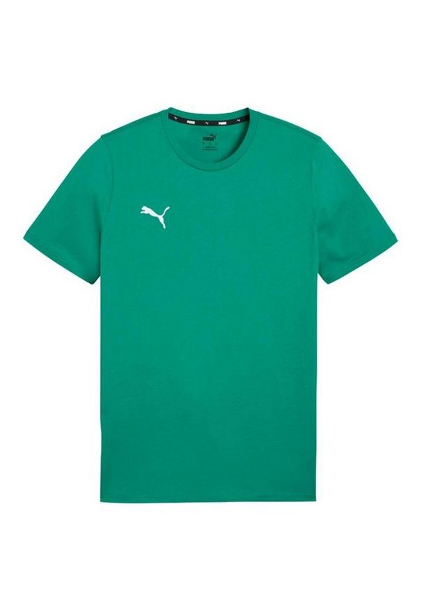 Puma - Męska Koszulka Team Goal Casuals. Kolor: zielony. Sport: turystyka piesza