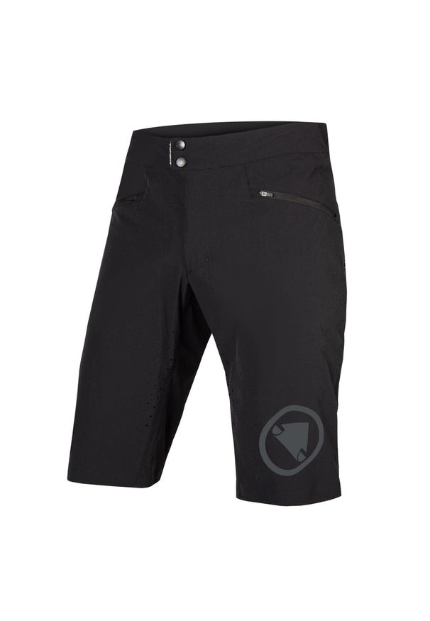 ENDURA - Spodenki rowerowe męskie Endura Singletrack Lite Short Sht. Kolor: czarny. Sport: kolarstwo