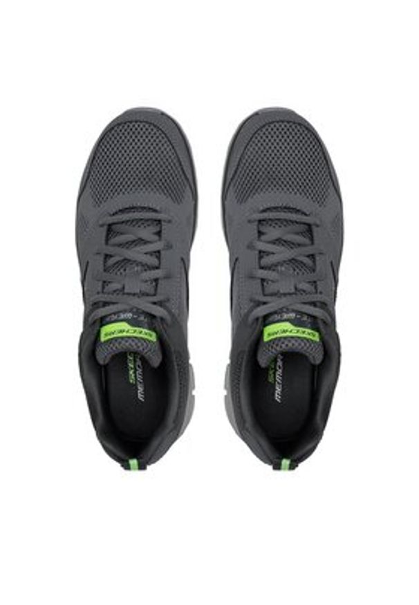 skechers - Skechers Sneakersy Syntac 232398/CHAR Szary. Kolor: szary. Materiał: materiał