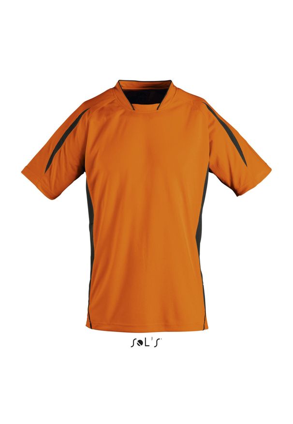 SOL'S - Koszulka Sol's Maracana 2 Ssl. Kolor: wielokolorowy, czarny, pomarańczowy. Sport: piłka nożna