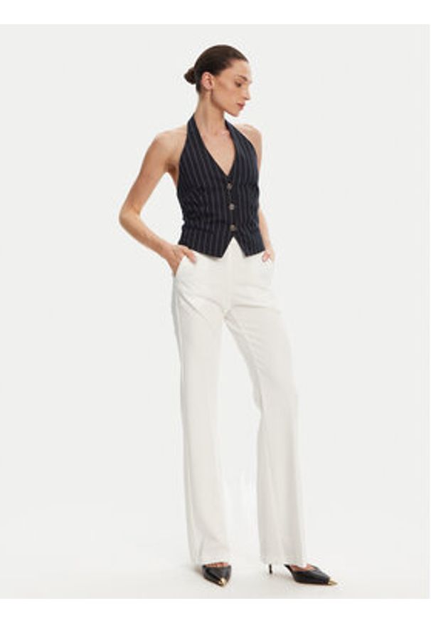 Fracomina Kamizelka FR25SJ5002W761D4 Granatowy Slim Fit. Kolor: niebieski. Materiał: syntetyk