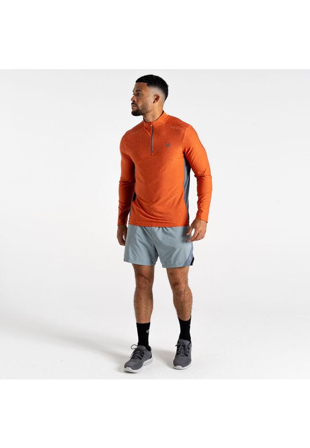 DARE 2B - Bluza turystyczna męska Power Up. Kolor: żółty. Materiał: polar. Sport: turystyka piesza, fitness