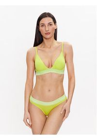 Calvin Klein Underwear Stringi 000QF7283E Zielony. Kolor: zielony. Materiał: bawełna #3