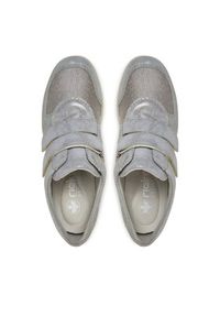 Rieker Sneakersy L4868-90 Srebrny. Kolor: srebrny