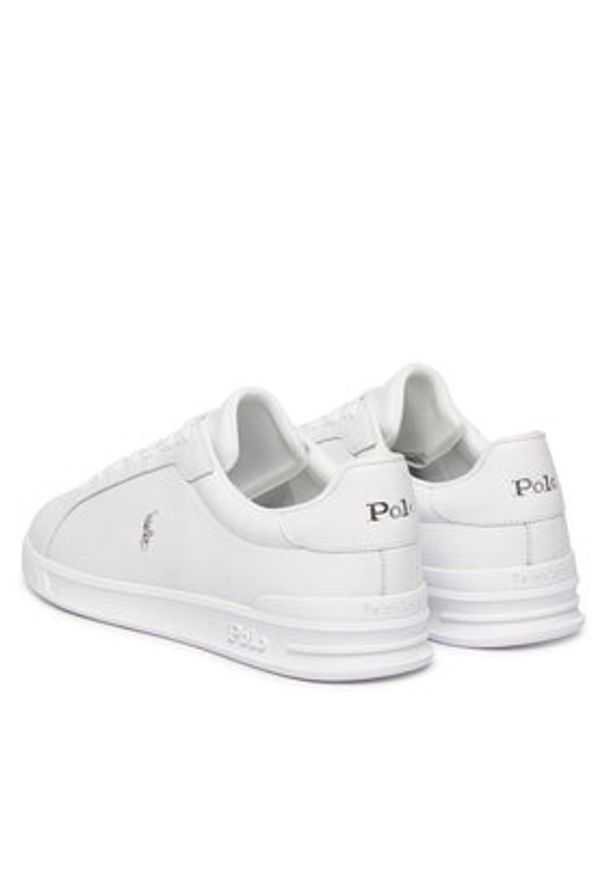 Polo Ralph Lauren Sneakersy 809P07158002 Biały. Kolor: biały. Materiał: skóra