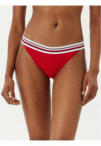 TOMMY HILFIGER - Tommy Hilfiger Dół od bikini UW0UW05829 Czerwony. Kolor: czerwony. Materiał: syntetyk
