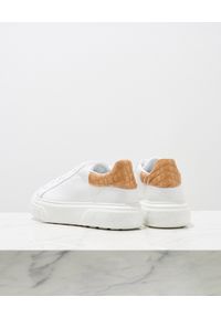 Casadei - CASADEI - Białe sneakersy Off Road Lacroc. Nosek buta: okrągły. Kolor: biały. Materiał: guma. Wzór: napisy #3