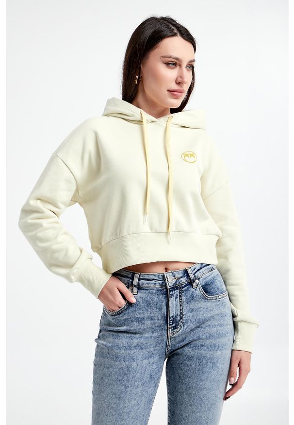 Pinko - Bluza damska z kapturem Meditativo PINKO. Typ kołnierza: kaptur