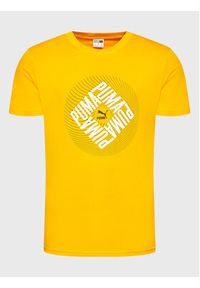 Puma T-Shirt Swxp Graphic 535658 Żółty Regular Fit. Kolor: żółty. Materiał: bawełna, syntetyk #3