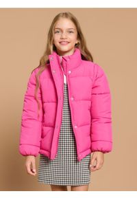 Sinsay - Kurtka 2 w 1 - różowy. Typ kołnierza: kołnierzyk stójkowy. Kolor: różowy. Długość: długie #1