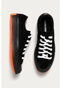 Converse - Tenisówki. Nosek buta: okrągły. Zapięcie: sznurówki. Kolor: czarny. Materiał: syntetyk, materiał. Szerokość cholewki: normalna. Obcas: na obcasie. Wysokość obcasa: niski #2