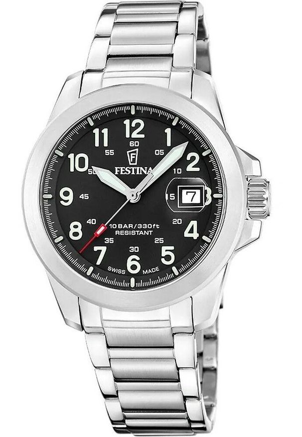 Zegarek męski Festina F20081-4 srebrny. Kolor: srebrny