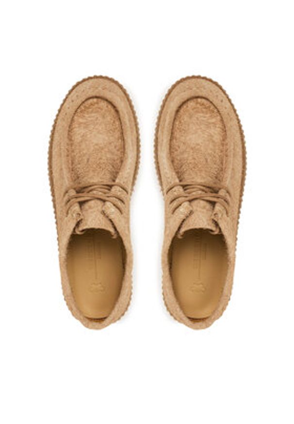 Weekend Max Mara Półbuty Kapoknew 2525526075600 Beżowy. Kolor: beżowy. Materiał: zamsz, skóra