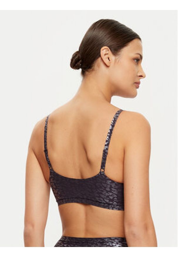 Chantelle Biustonosz top Soft Stretch C11DQ2 Granatowy. Kolor: niebieski. Materiał: syntetyk