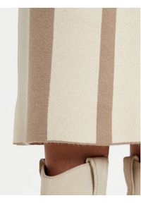 Vero Moda Spódnica ołówkowa Gold New Art 10311360 Beżowy Slim Fit. Kolor: beżowy. Materiał: syntetyk #8