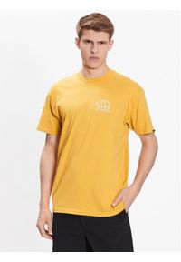 Vans T-Shirt Ground Up VN0006DF Żółty Regular Fit. Kolor: żółty. Materiał: bawełna