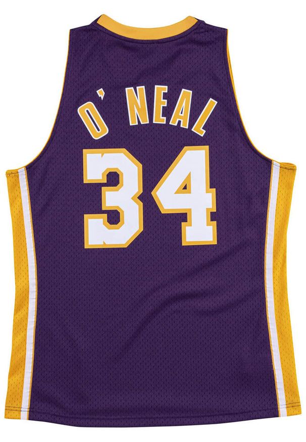 Koszulka męska koszykarska Mitchell & Ness Los Angeles Lakers NBA Lakers O`Neal. Kolor: fioletowy