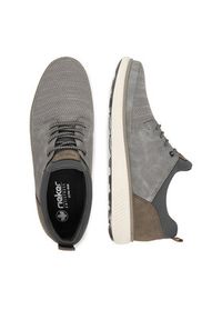 Rieker Półbuty B3354-40 Szary. Kolor: szary. Materiał: materiał #7