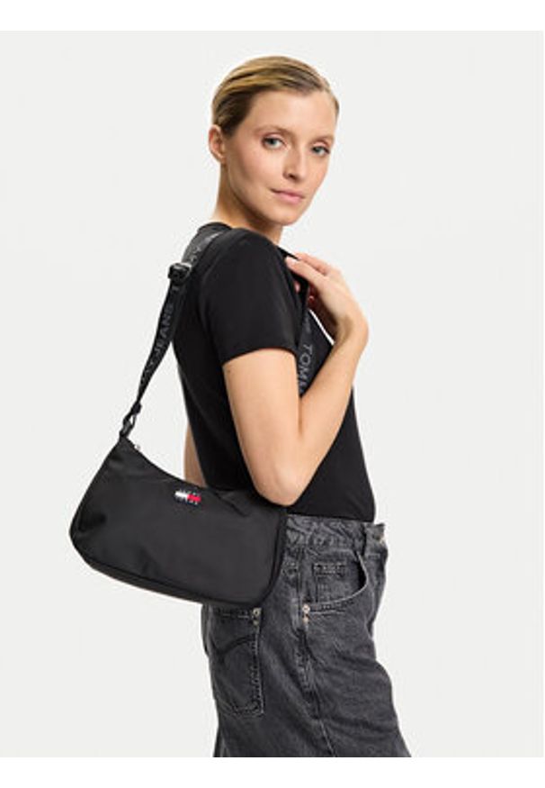 Tommy Jeans Torebka Tjw Ess Daily Shoulder Bag AW0AW17888 Czarny. Kolor: czarny