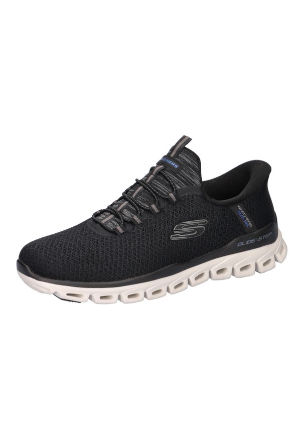 skechers - Buty SKECHERS SLIP-INS 233010S SUMMITS Czarny. Kolor: czarny. Model: Skechers Sport. Sport: turystyka piesza