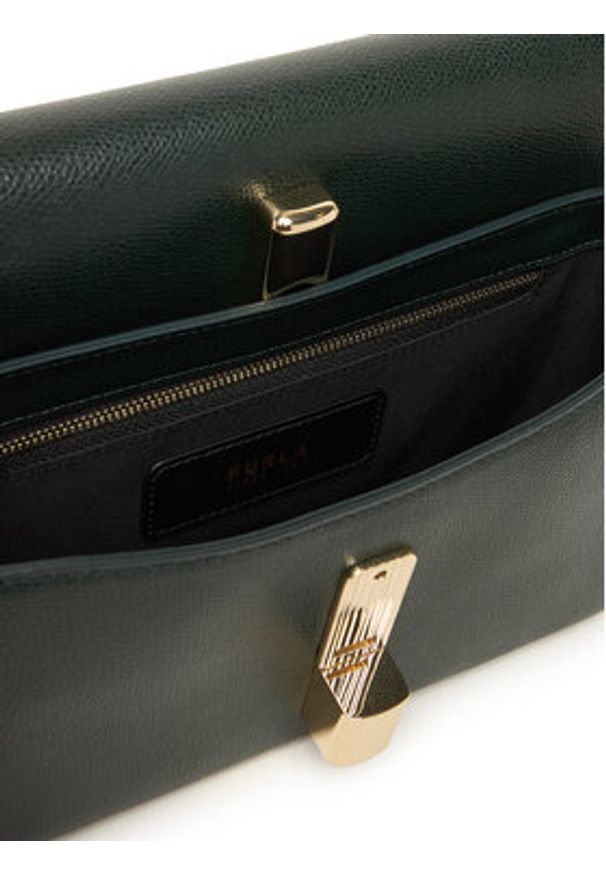 Furla Torebka Iride S WB01826 ARE000 CN 4491S Zielony. Kolor: zielony. Materiał: skórzane