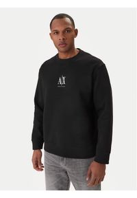 Armani Exchange Bluza XM000368 AF10818 UC001 Czarny Regular Fit. Kolor: czarny. Materiał: bawełna #1