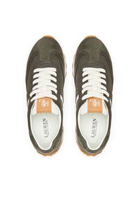 Lauren Ralph Lauren - LAUREN RALPH LAUREN Sneakersy 802951384003 Zielony. Kolor: zielony. Materiał: zamsz, skóra