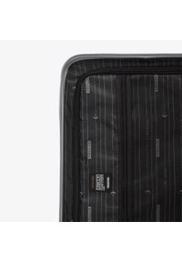 Wittchen - Średnia walizka z ABS-u z żebrowaniem szara. Kolor: szary. Materiał: guma #7