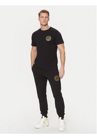 Versace Jeans Couture Spodnie dresowe 78GAAT00 Czarny Regular Fit. Kolor: czarny. Materiał: bawełna #3