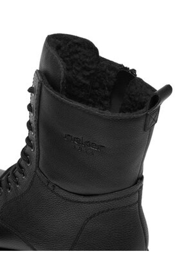 Rieker Trzewiki CEO-Y7116-00 Czarny. Kolor: czarny. Materiał: skóra