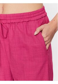 MAX&Co. Spodnie materiałowe Grissino 71340123 Różowy Regular Fit. Kolor: różowy. Materiał: syntetyk, materiał