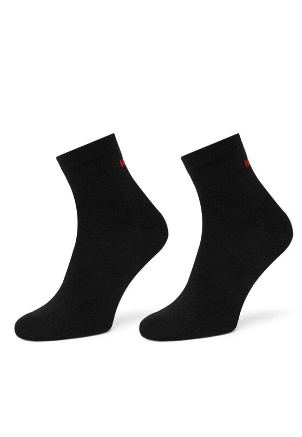 Hugo - HUGO Skarpety długie 50516396 Czarny. Kolor: czarny. Materiał: bawełna