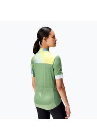 ENDURA - Koszulka rowerowa damska Endura Gradient FS260 W. Kolor: zielony. Wzór: gradientowy. Sport: kolarstwo