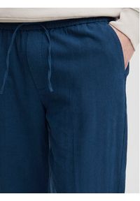 Casual Friday Spodnie materiałowe 20504738 Granatowy Regular Fit. Okazja: na co dzień. Kolor: niebieski. Materiał: materiał, bawełna. Styl: casual #3