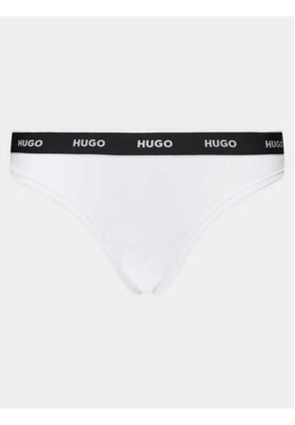Hugo - HUGO Komplet stringów Triplet Thong 50480150 Kolorowy. Materiał: bawełna. Wzór: kolorowy